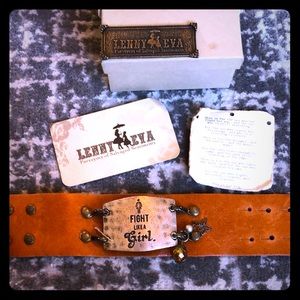 Lenny and Eva handmade leather cuff